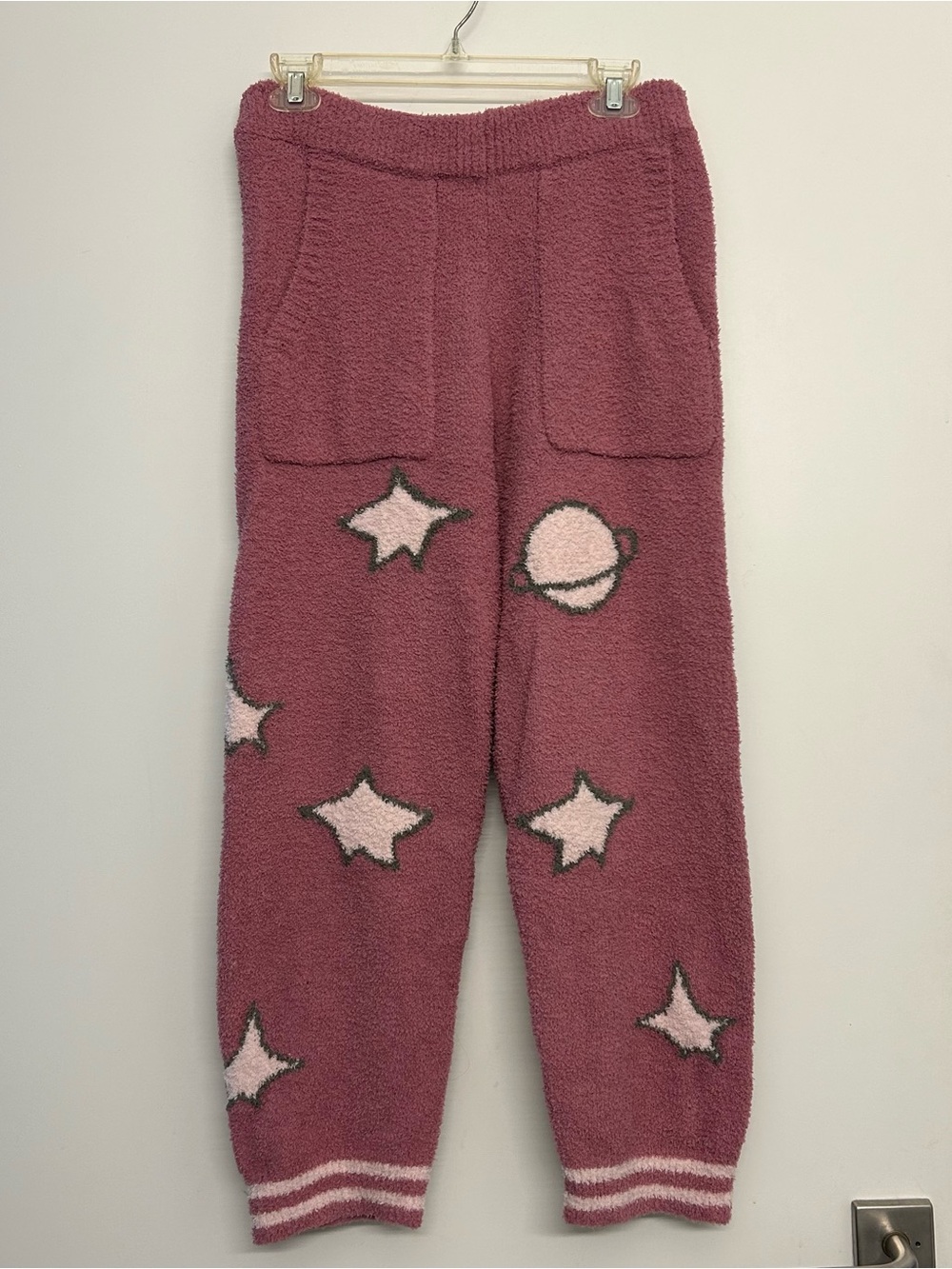Le Petit Prince Plush Lounge Pants in Rose Mauve